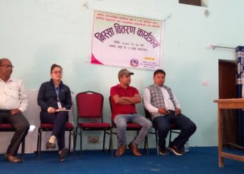 बेलौरीमा राष्ट्रिय भूमी आयोगको काम दुत गतिमा बेलौरीका सबै जनतालाई लालपुर्जाको मालिक बनाउँछौँ ः मेयर चौधरी