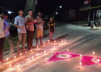 बेलडाँडीका होनहार युवाहरुद्धारा संविधान दिवसको अवसरमा दिपप्रज्वलन