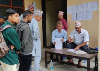 जल उपभोक्ता संघ ब्लक ६ मा उपाध्यक्ष र क्षेत्रीय प्रतिनिधी छनौटका लागि निर्वाचन शुरु