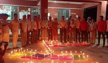 बेलौरी नगरपालिकाद्धारा संविधान दिवसको अवसरमा दिपप्रज्वलन