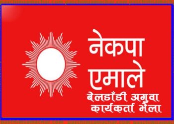 एमालेद्धारा बेलडाँडीमा आज अगुवा कार्यकर्ता भेला गरिदै