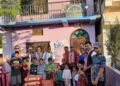 ०५५ नेपाल प्रहरी असई ब्याचका प्रहरी अधिकृतद्वारा अनाथालयमा खाद्यान्न