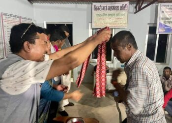 विप्लव पुनर्वासका नेता विक सहितका दर्जनौँ कार्यकर्ता माओवादीमा प्रवेस