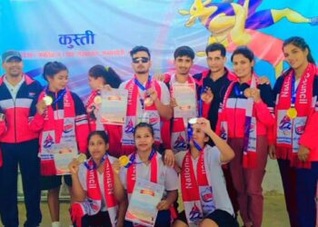 सुदुरपश्चिम वाट प्रतिनिधित्व गर्ने महेन्द्रनगरका ५ महिला खेलाडिले हात पारे स्वर्ण पदक