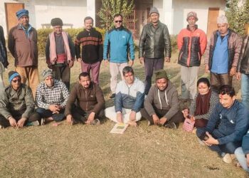 बेलडाँडी बेलौरी कुखुरा पालक किसान संघर्ष समितिको अध्यक्षमा बेलडाँडीका थापा मगर