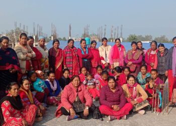 आर्दश महिला समाजद्वारा सामुदायिक सुरक्षा जालो टोल समिति गठन