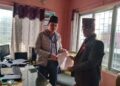 हुलाकी सडक निर्माण गराउन प्रदेश सभा सदस्य बिष्टद्धारा हुलाकी राजमार्ग योजना कार्यालयलाई ताकेता