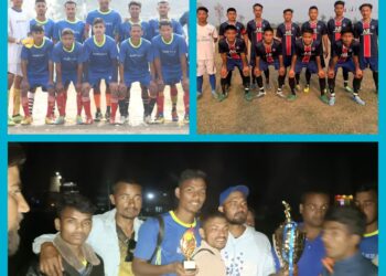 पुनर्वासमा अायोजित तेस्रो वडा स्तरिय फुटवल प्रतियोगिताको उपाधी बेलडाँडीले उचाल्यो