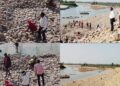 लालझाडी प्रमुख रानाद्वारा दोदा नदिमा भईरहेको जनताको तटबन्ध कार्यको अनुगमन, समयमै काम सम्पन्न हुनेमा अाशावादी