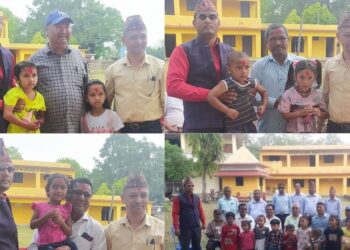 खैरभट्टी स्थित रहेको लक्ष्मी माध्यामिक विद्यालयमा भर्ना अभियान सुरु