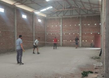 बेलडाँडीको कबर्ड हलको उचाइ कमहुदा ब्याडमिन्टन खेलाडीहरु समस्यामा