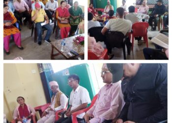 बेलडाँडी निजि श्रोतमा कार्यरत सामुदायिक विद्यालयका शिक्षकका समस्या बुझ्दै प्रदेश सभा सदस्य बिष्ट