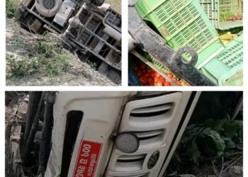 बेलडाँडीमा तरकारी बोकेको जिपले साइकल यात्रुलाई ठक्कर दिदा दुई जना घाइते