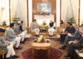 भारत को नयाँ दिल्लीमा प्रधानमन्त्री प्रचण्ड र भारतीय समकक्षी मोदीबीच भेटवार्ता