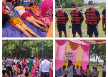 चौधर नदी झिलमिलामा विपद् पुर्व तयारी अभ्यास