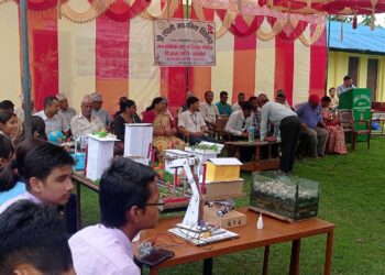 लक्ष्मी मावि बागफाँटामा गणित विज्ञान प्रर्दशनी