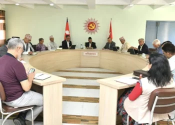 एमाले नेताको कार्यविभाजन : सातै उपाध्यक्षलाई ३२ विभागको जिम्मेवारी