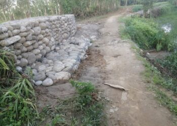 झर्नाखोलामा तटबन्ध