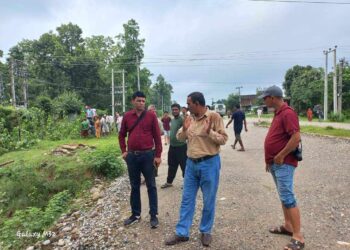 कलुवापुर बजारको डुवान समस्या हट्यो, आनशिक अतिक्रमण पनि हटाईदै