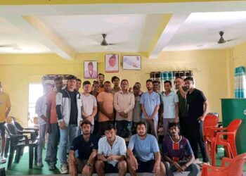 एकता युवा समाज बेलडाँडीको अध्यक्षमा गिरी
