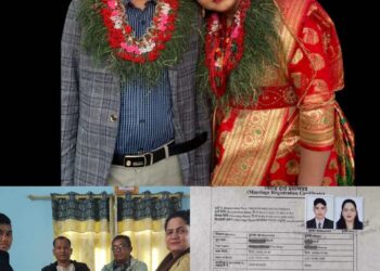 दक्षिण एसिया देशमा पहिलो ट्रान्स जोडिले गरे विवाह दर्ता, कानुनी रूपमै चार बर्ष पछि दुलाहा-दुलही भए प्रकाश र मनिला