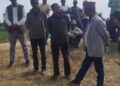 संसद विष्टद्वारा बेलडाँडीको चौधर र झर्नाखोला क्षेत्रमा बन्ने पुलको अनुगमन