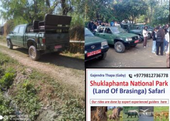 बेलडाँडीका थापाद्धारा शुक्लाफाँटामा जीप सफारी संचालनमा