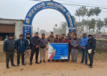 पुनर्वास प्रहरीद्धारा विद्यलय क्षेत्र आसपासका व्यापारीहरुलाई लागु औषध न्युनिकरण सम्वन्धि सचेतिकरण