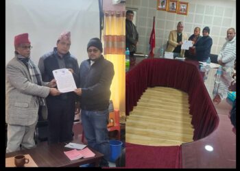 स्थानिय तह कर्मचारी युनियन सुदुरपश्चिम प्रदेशद्वारा मस्यौदा बिधेयक सम्बन्धि प्रदेश सरकारसँग दफावार छलफल