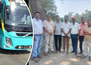 बेलडाँडीबाट आजदेखि नियमित काठमाडौंका लागि बस सेवा सुचारु