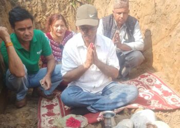 कंचनपुरको पुनर्वासमा विपि स्मृति भवन बन्दै, प्रदेश सभा सदस्य बिष्टद्वारा शिलन्यास