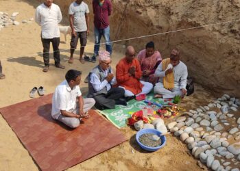 बेलडाँडीमा चिस्यान केन्द्रको शिलन्यास