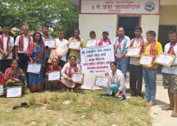 पुर्व जनमुक्ति सेना, सहिद एव वेपत्ता परिवारलाई कृष्णपुरमा बाख्रा वितरण