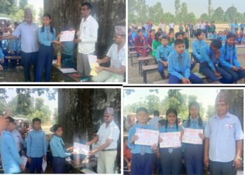 जुन विद्यालयलाई मावि तहको अनुमति दिन रोकियो, त्यसै विद्यालयले पालिका भरीका १७ विद्याललाई पछि पार्दै भयो प्रथम