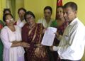 सत्ताधारी एमाले निकट महिला संघद्वारा निर्मलाका हत्यारा सार्वजनिक गर्न गृहमन्त्री लेखकलाई ज्ञापन पत्र