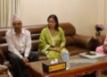 भीमदत्तकी जनप्रतिनिधी मिना कुँवरको पहलमा विपिन जोशीका परिवार परराष्ट्रमन्त्री आरजु समक्ष रिहाईको माग