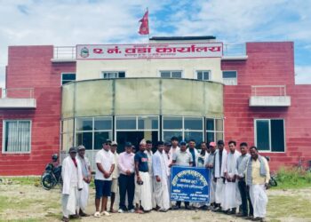 कृष्णपुर २ का भलमन्सालाई भत्ता वितरण