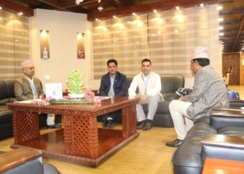 ५ दिने भारत भ्रमण सकेर उद्योग मन्त्री भण्डारी स्वदेश फिर्ता