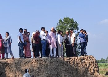 सिंचाई र चौधर नदिको समस्या समाधानका लागि ऊर्जा, जलस्रोत तथा सिँचाइ राज्यमन्त्री पूर्णबहादुर तामाङ (कान्छाराम) बेलडाँडीमा