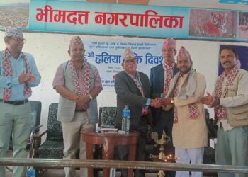 आचार्य कृष्ण दमाईलाई सम्मान