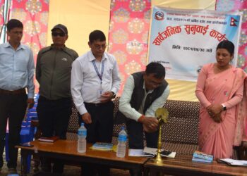 लालझाडीमा सार्वजनिक सुनुवाई  गाँउपालिकामा आन्तरिक आयबृद्धिका साथै पूर्वाधार विकासतर्फ पालिका