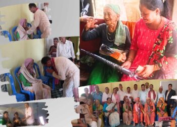 भीमदत्त नगरपालिकाले ५७५ जना जेष्ठ नागरिकहरुलाई छाता र टर्च दिएर ग¥यो सम्मान