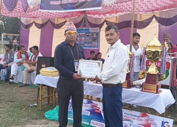 कञ्चनपुरका क्रियाशिल पत्रकार धामीलाई सम्मान