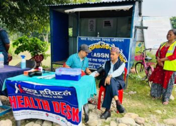 मन्त्र अस्पतालको गड्डाचौकीमा घटस्थापनादेखि छठसम्म हेल्थडेस्क : एक हजार ६ सय ४७ लाभान्वित