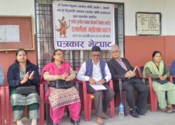 पहिलो पटक बेदकोट ८ गैलनदीमा रामलिला महोत्सव : गृहमन्त्री लेखकले उद्घाटन गर्ने, जनता उत्साहित