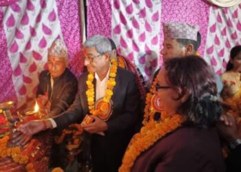 गैलनदीमा रामलीला महोत्सव शुरु : गृहमन्त्री लेखकले गरे उद्घाटन