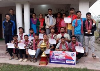 महेन्द्रनगरमा सम्पन्न वडाकप विजेता टिमलाई बेलडाँडी १ वडा कार्यालयद्वारा सम्मान