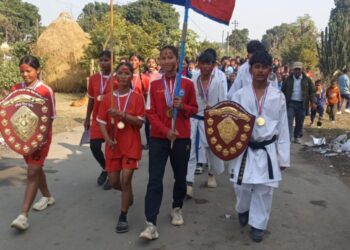 पुनर्वास राष्ट्रिय मावि ११ ले राष्ट्रपति रनिङ शिल्डमा दोस्रो स्थान प्राप्त गर्दै खेलकुदमा नयाँ पहिचान