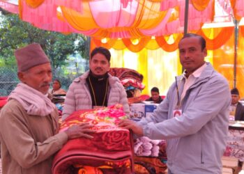 नेपाल आदिवासी जनजाति महासंघ बेलौरी नगर समन्वय परिषदद्वारा २ सय ३७ जनालाई सम्मान