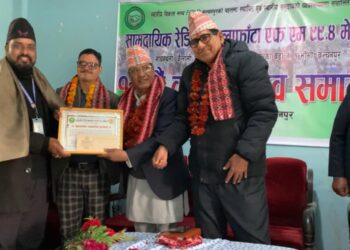 पत्रकार सिनालाई शुक्लाफाँटा पत्रकारिता पुरस्कार